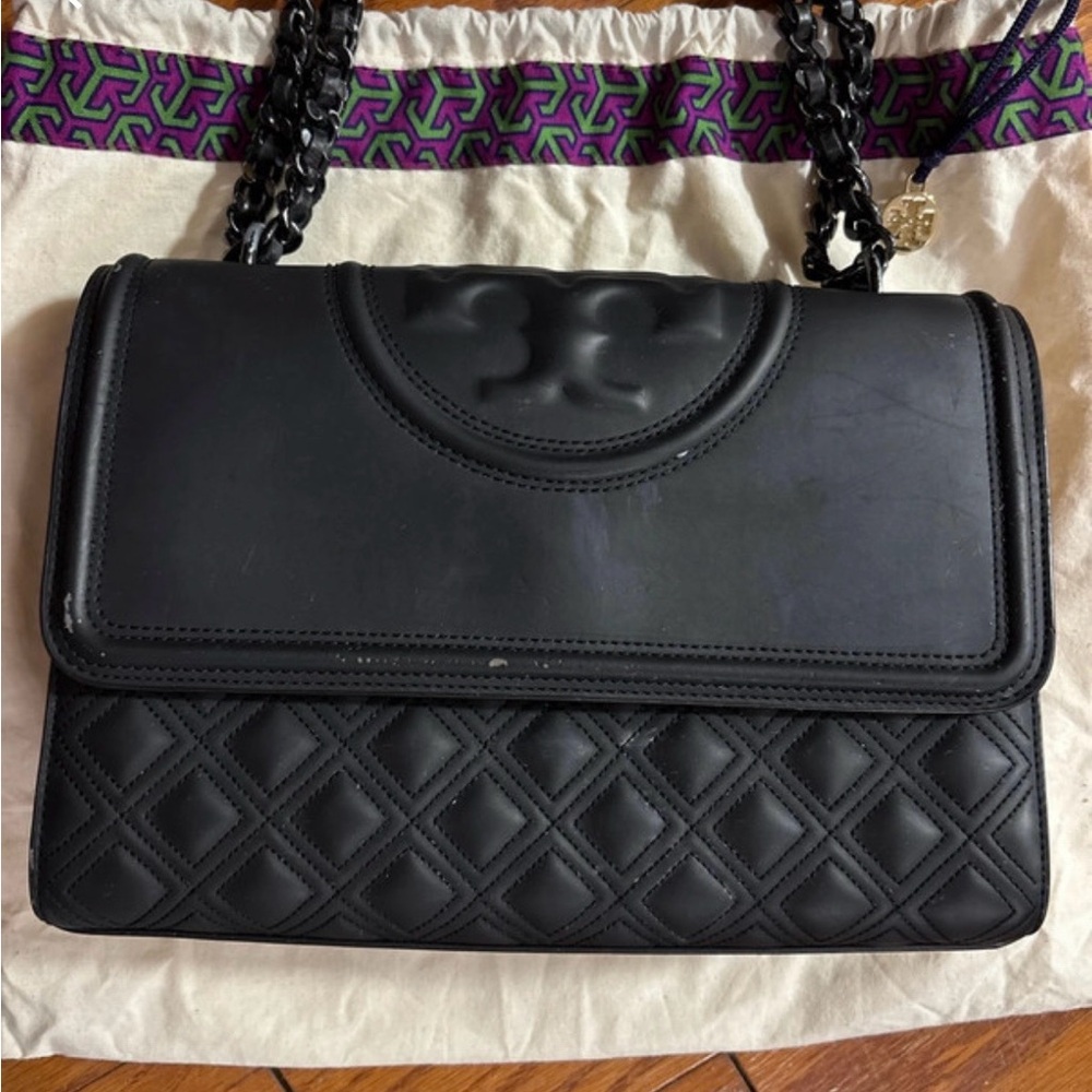 Tory Burch Black Fleming Bag